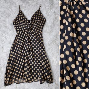 Astr The Label Polka Dot Dress Size Small